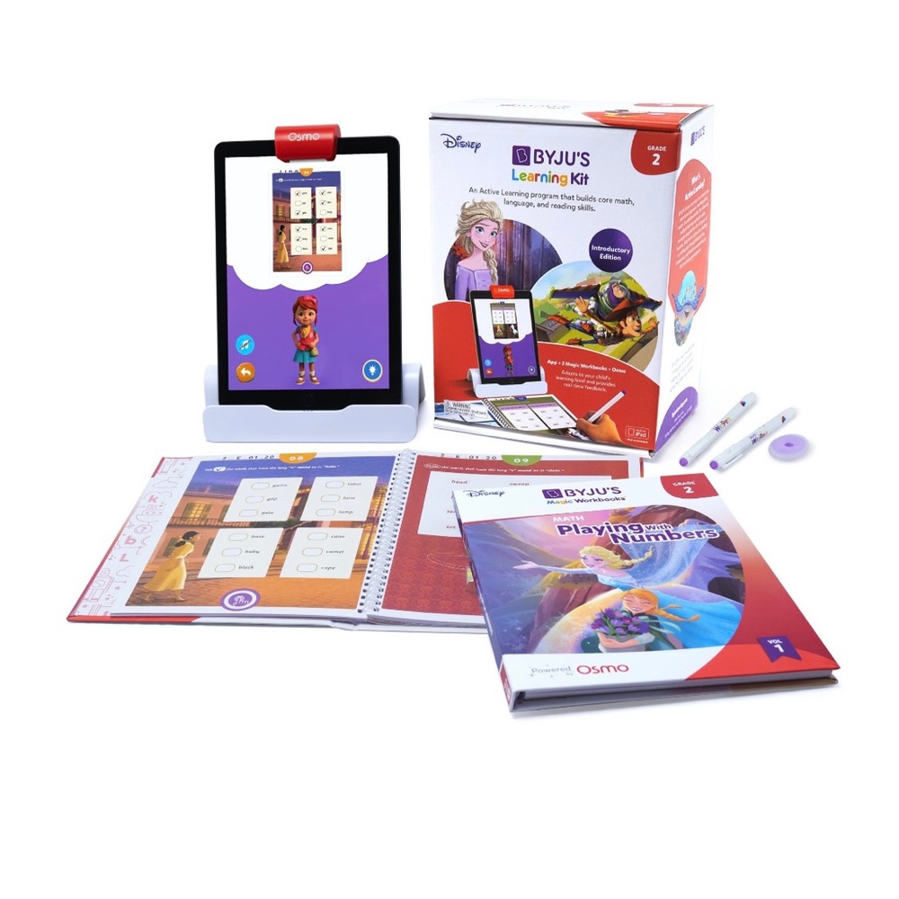 BYJU'S Learning Kit: Grade 2 Introductory Edition, Math Grammar Disney. NEW..